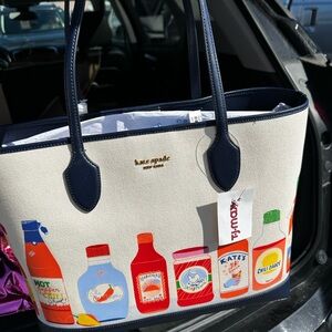 NWT Kate Spade Colorful Bleeker Spice it Up Print Tote